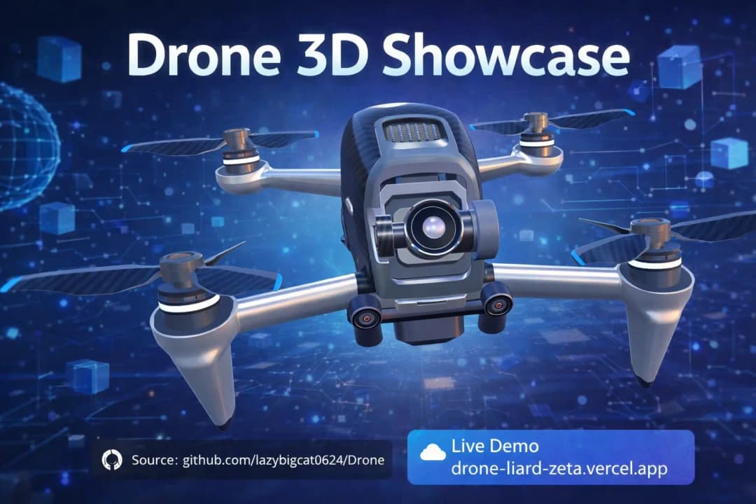 Drone 3D Showcase